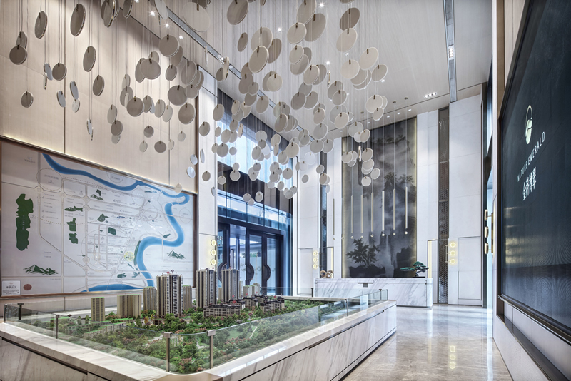 售樓銷售中心-大廳效果圖2