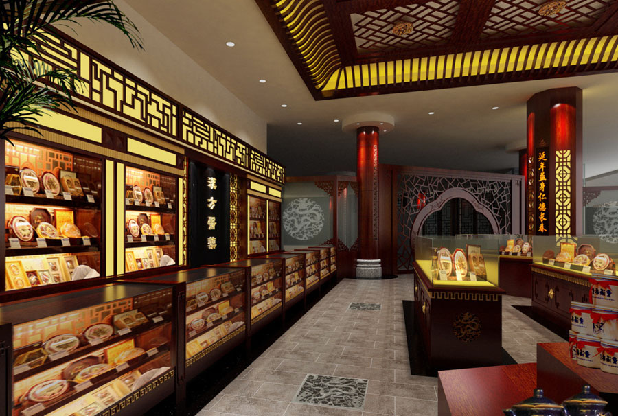 中式風格中醫(yī)館裝修圖片