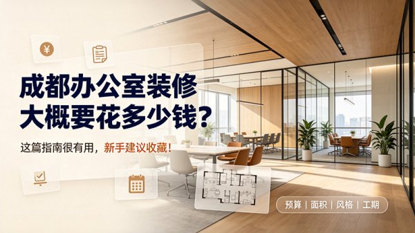 成都辦公室裝修大概要花多少錢？這篇指南很有用，新手建議收藏！